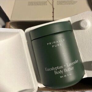 Primally Pure Eucalyptus + Lavender Body Butter NEW 8oz skincare beauty tallow